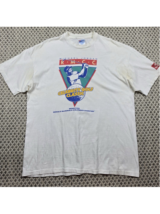 Jordan Other - Vintage Michael Jordan RMCC Celebrity Golf Classic T Shirt USA XL White 90s